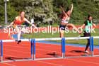 Hurdles, 2026 North Eastern Track and Field Champs, Shildon, County Durham. Photo: David T. Hewitson/Sports for All Pics